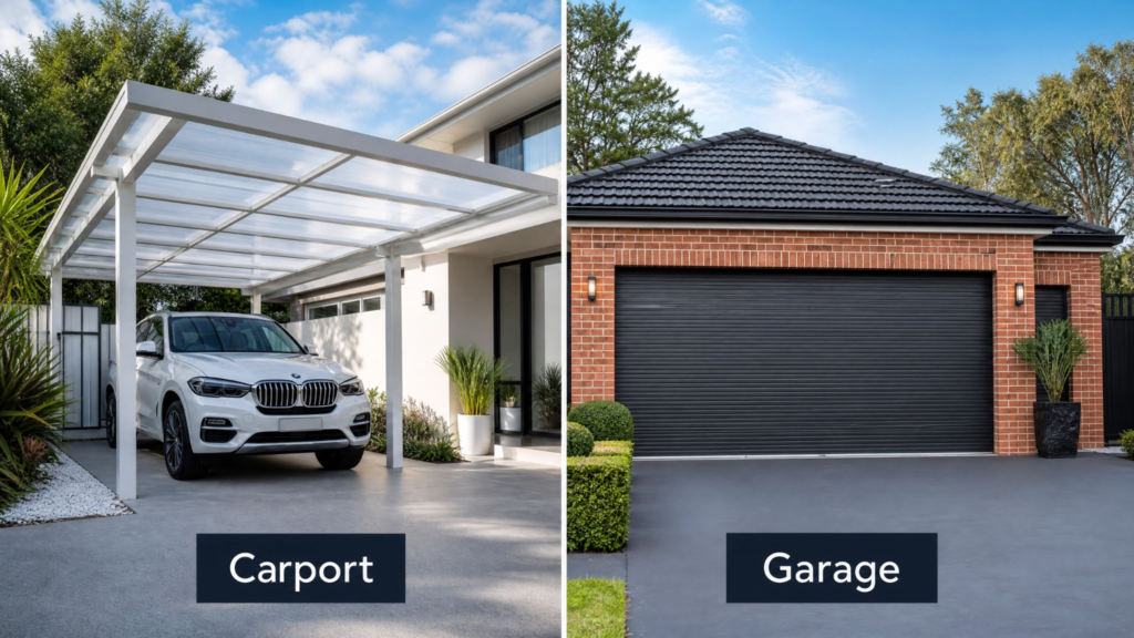 Carport vs garage